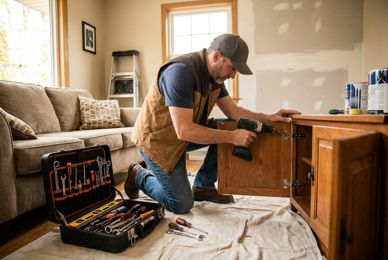Tools used for home maintenance and repairs